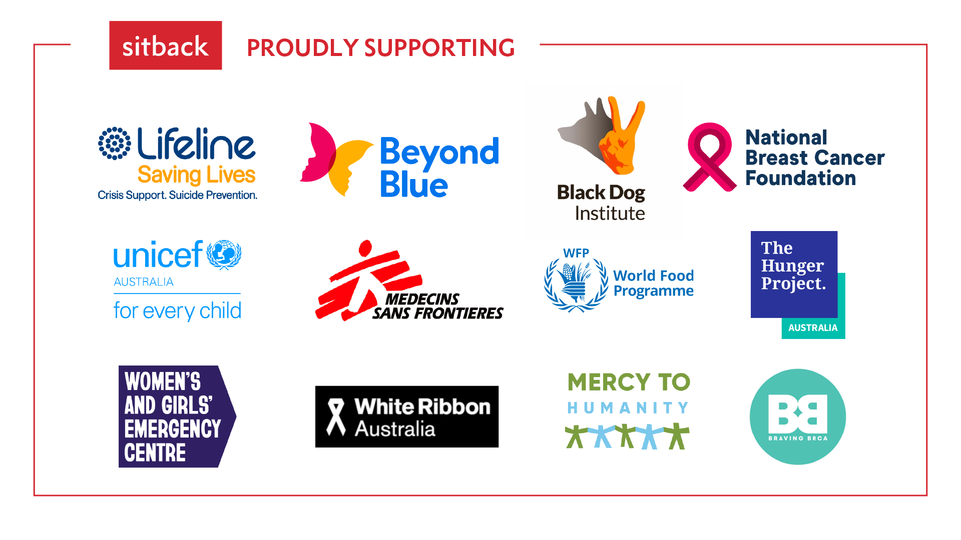 Giving Back: 13 Charitable Organisations Supported by Sitback Employees