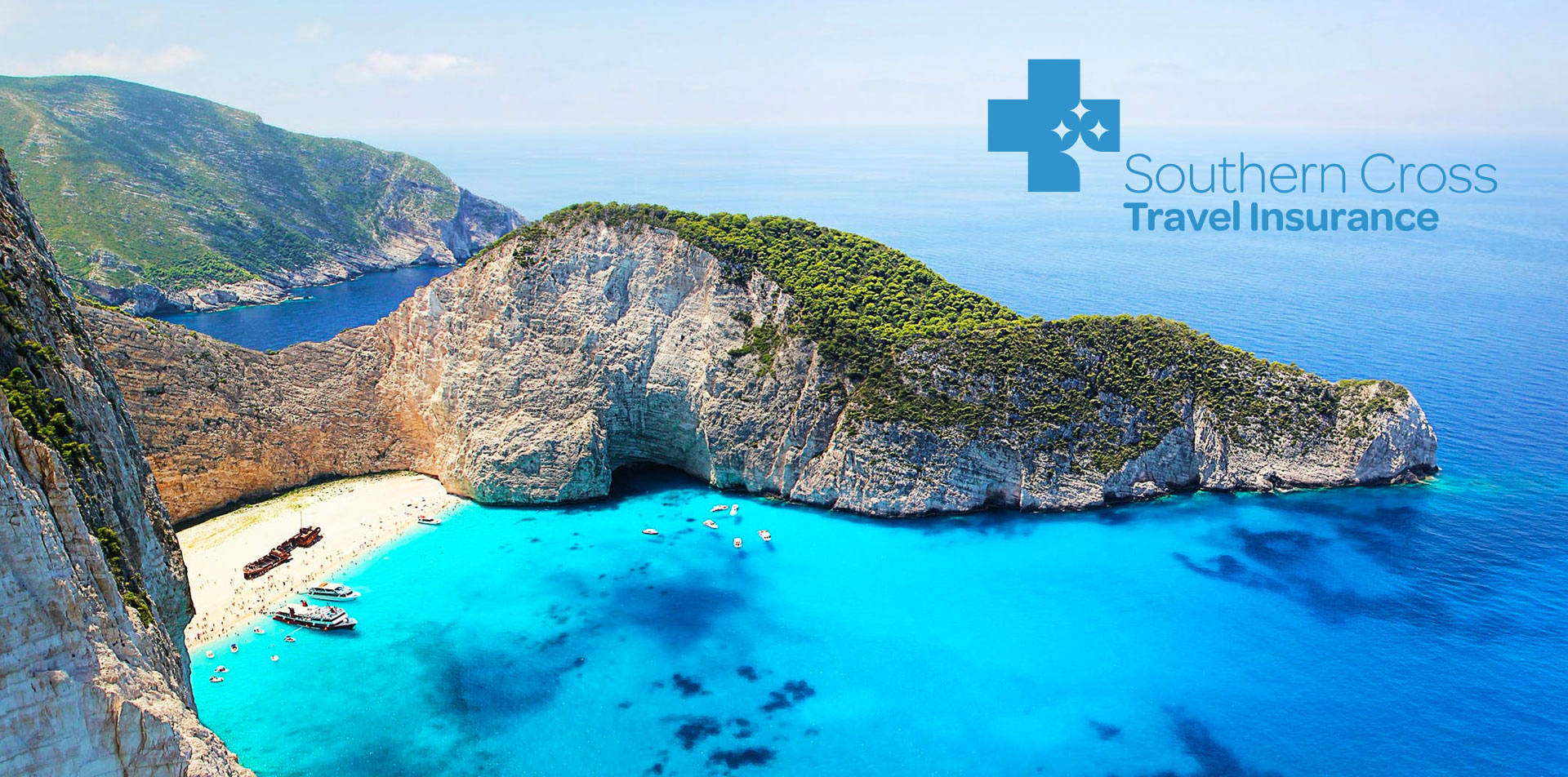 Southern cross travel insurance case study - photo of a coastline with large rock forms and turquoise blue sea.